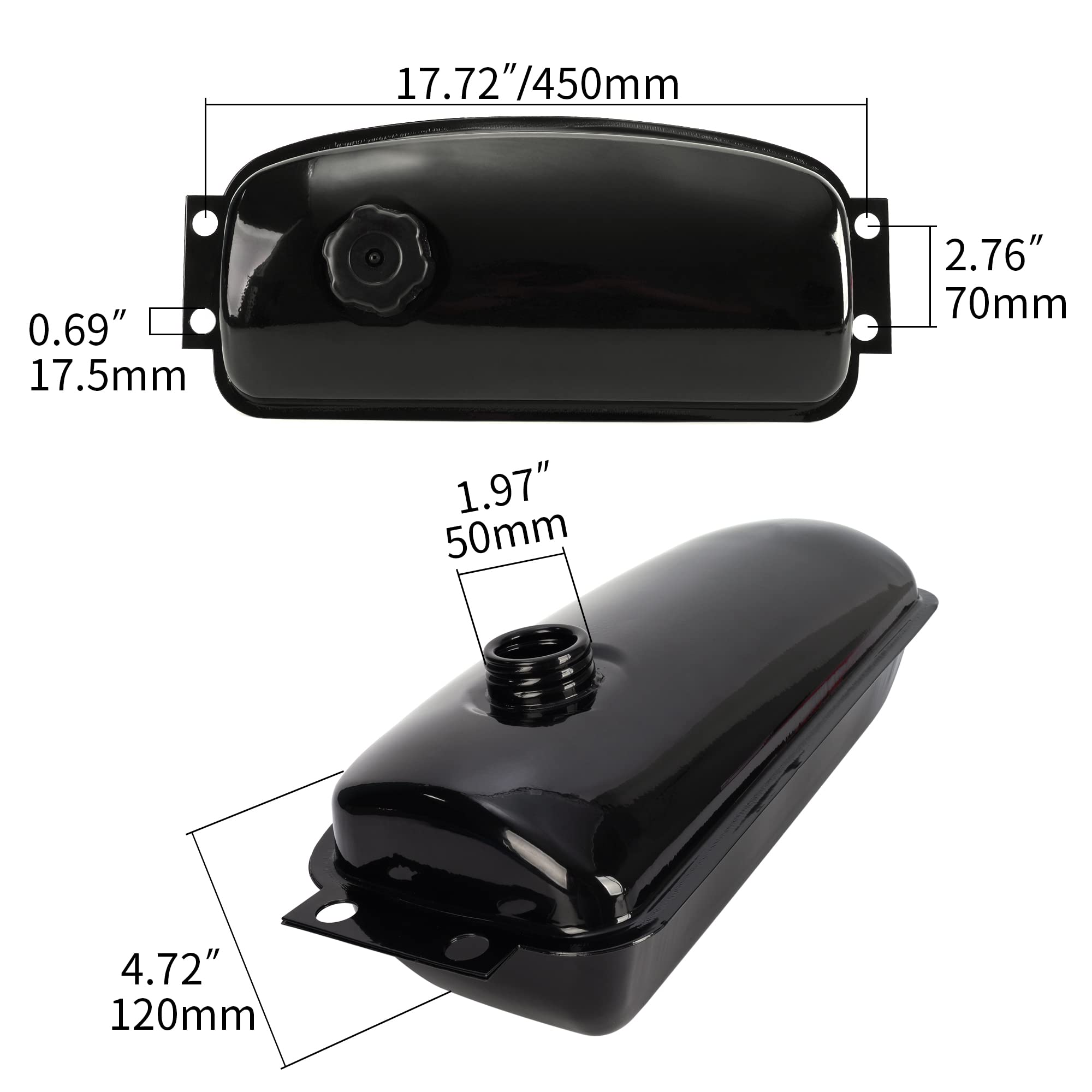 Amazon.com: Gas Fuel Tank with Cap Petcock Vent Tube Fuel Filter